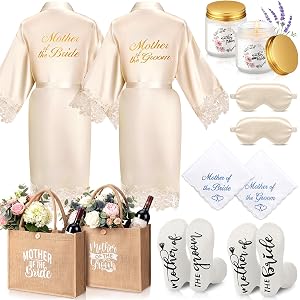 Yearntown 12 Pcs Mother of the Bride and Groom Wedding Gift Set