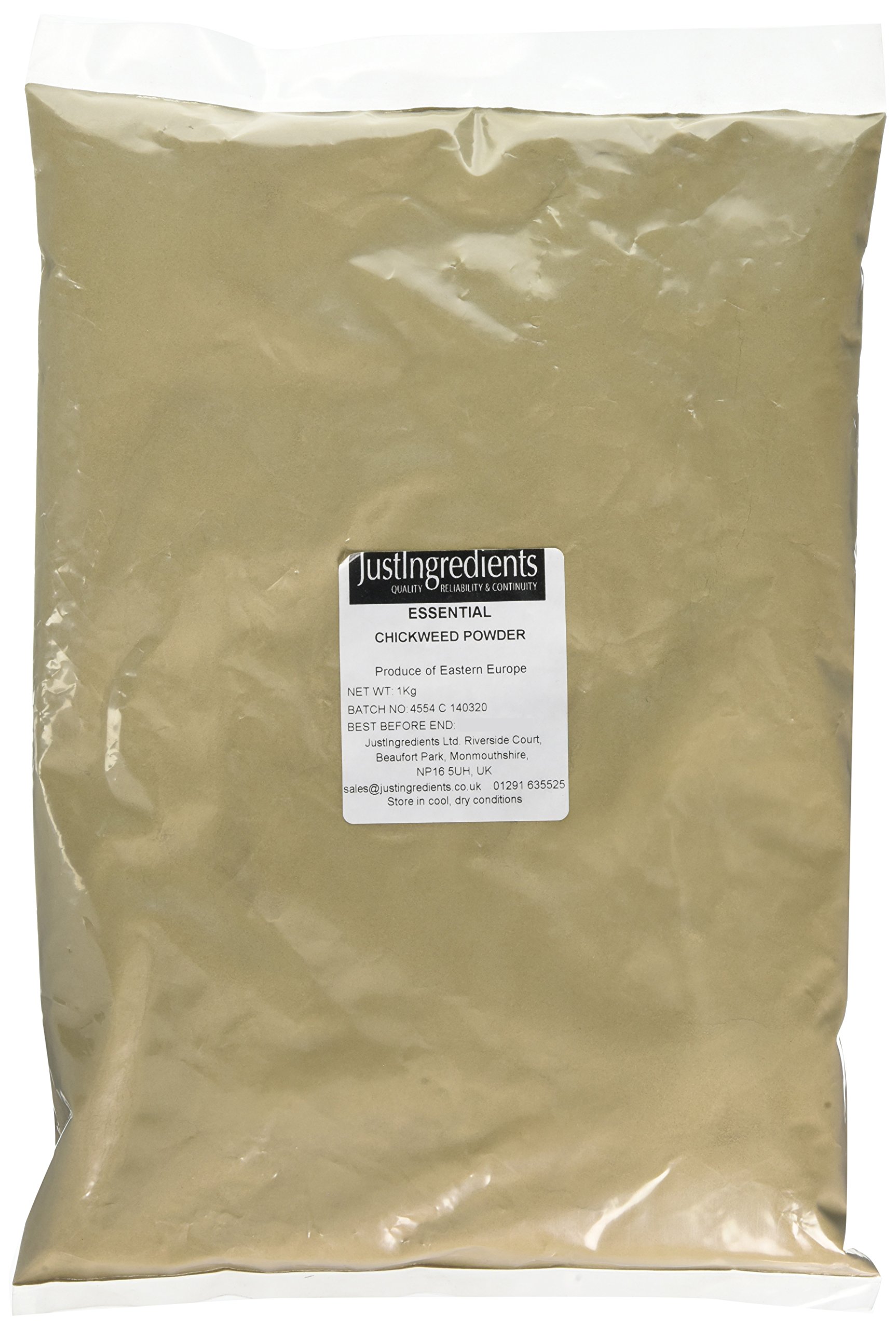 JustIngredients Essentials Chickweed Powder, 1 kg