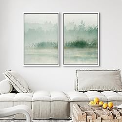 MUDECOR Framed Canvas Print Wall Art Set Monochrome