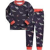 VAENAIT BABY Toddler Kids Junior Girls Boys 100% Cotton Dinosaur Mermaid Pajamas Sleepwear Pjs