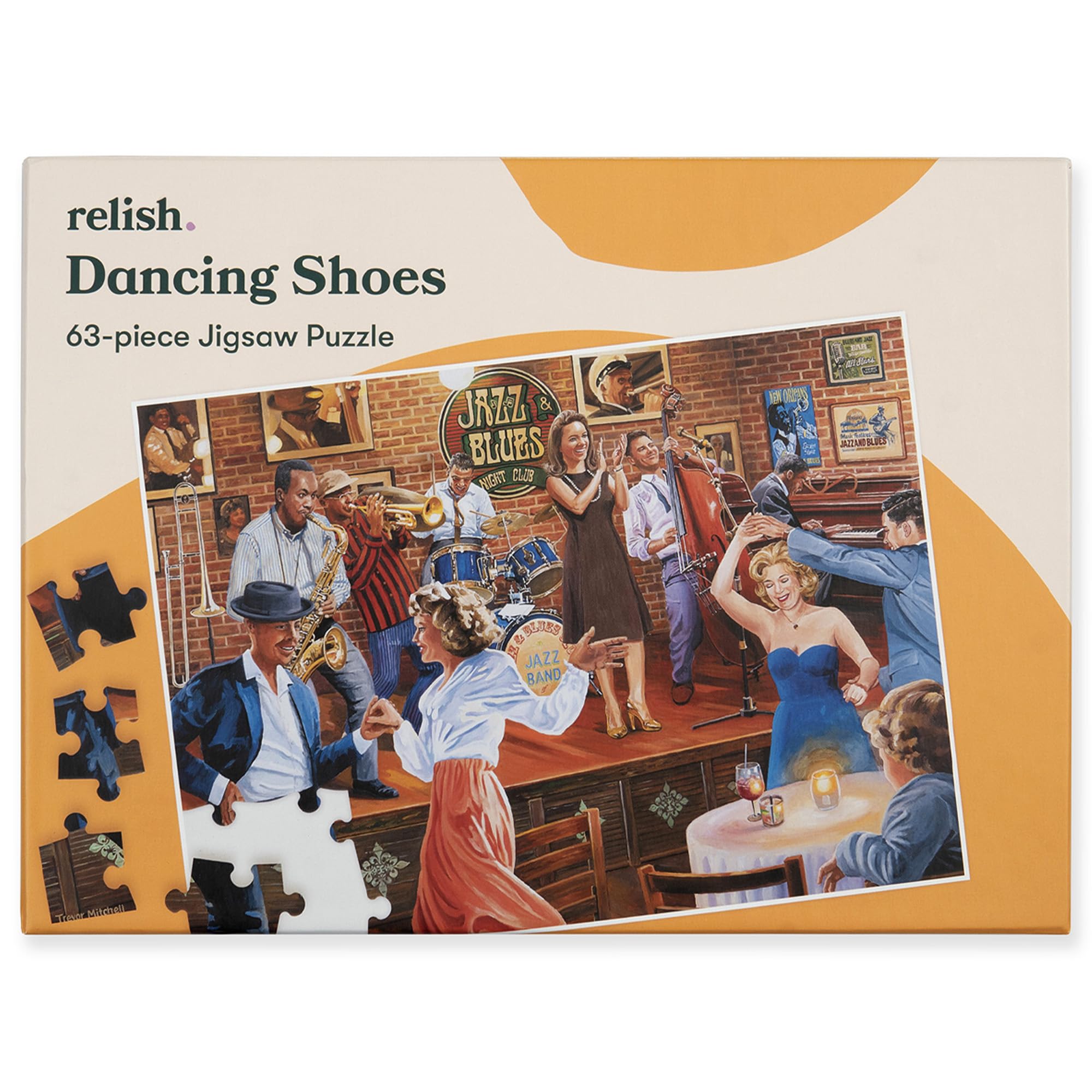 Relish - Dementia Jigsaw Puzzles for Adults, 63 Piece Dancing Shoes Puzzle - Activities & Gifts for Elderly People with Alzheimer's
