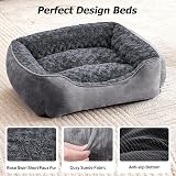 JOEJOY Large Dog Bed Washable Non Slip Thick Sides Grey view 3
