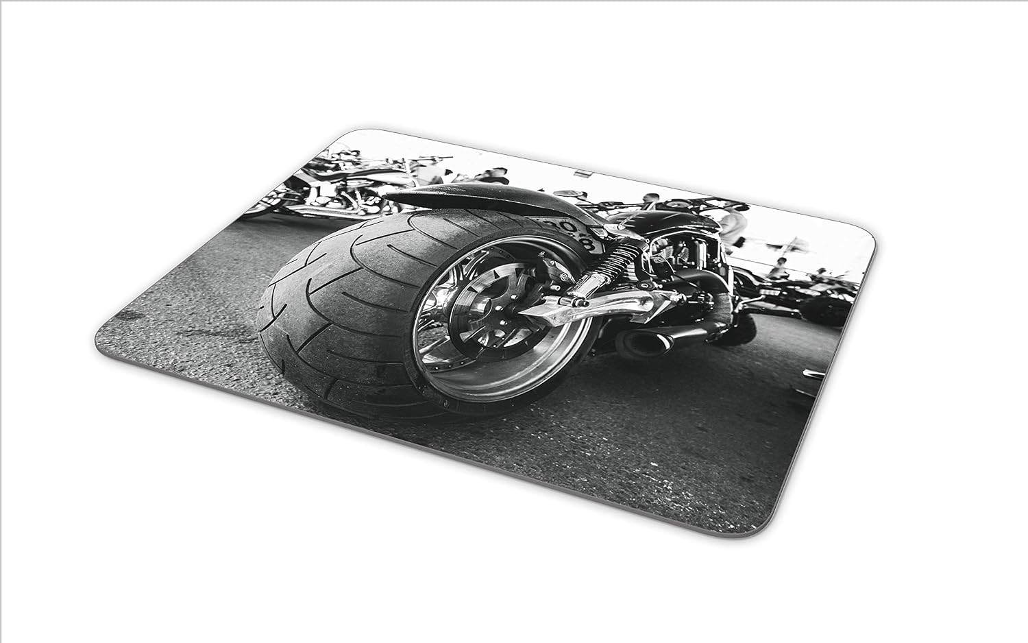 Destination Vinyl Ltd American Motorcycle Mouse Mat Pad - Bike Motorbike Wide USA Computer #12429, Multicolor, 23.5cm x 19.6cm x 5mm - Image 5