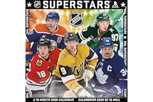 2026 NHL Superstars (Bilingual French) Mini Wall Calendar (English and French Edition)