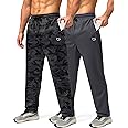 G Gradual Men's Sweatpants Mesh Lightweight with Zip Pockets Breathable Quick Dry Athletic Pants for Workout Running