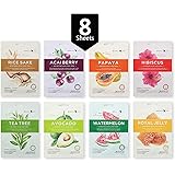 BeauKON Máscara facial coreana, hidratante, antiedad, calmante, hidratante, iluminante, nutritiva, suavizante, suavizante, re