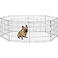New World Dog Exercise Pen and Playpen Without a Door, Includes Grounding Stakes and Provides 4.7 Meters of Play Space, 157.5