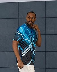 uideazone Mens Funny Golf Shirts Athletic Fit Polo
