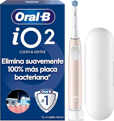 iO 2 Cepillo de Dientes Eléctrico con 1 Cabezal, Rosa Suave