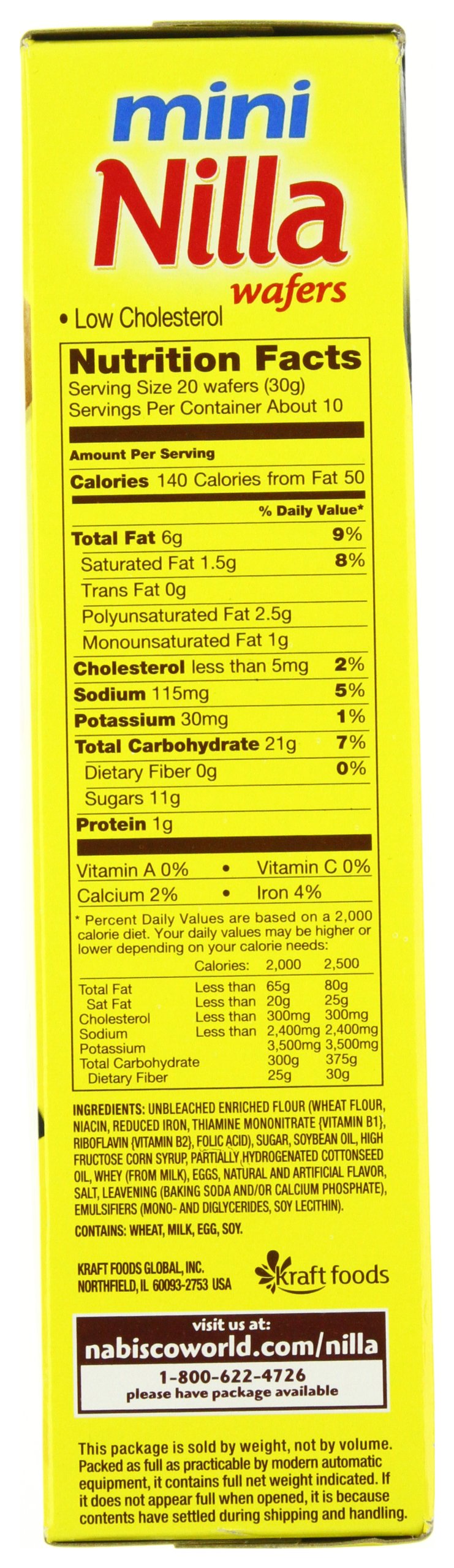 Vanilla Wafer Cookies Nutrition at James Baron blog