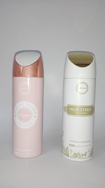 ARMAF Women's Combo of Deodorant Femme Essence and High Street 200 ML Each