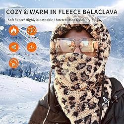 Shy Velvet Balaclava Ski Mask for Women and Men