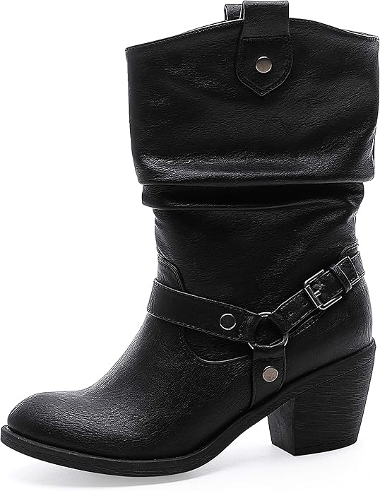 CentroPoint Mid Calf Western Distressed Numeric_6