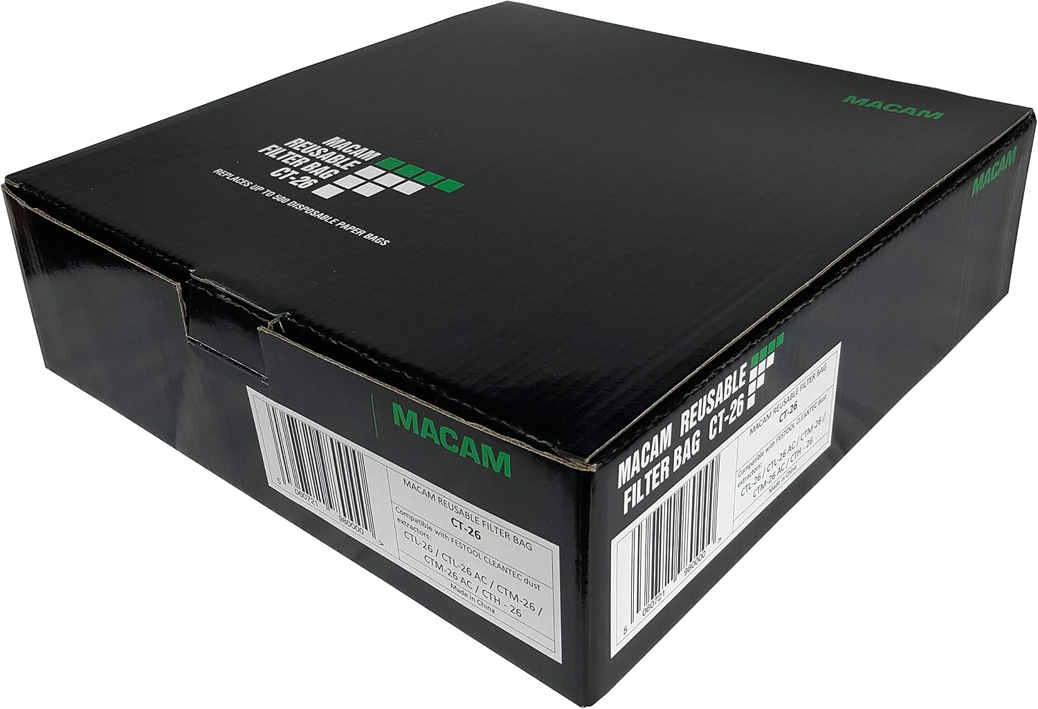 Macam Reusable filter bag for Festool CT CTL CTM 26 dust extractors, Multicolor, CT26 - Image 3