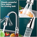 OSDUE Tap Aerator 3 Modes 22mm 24mm Adapter 360° Swivel Kitchen Bath Bubbler view 8