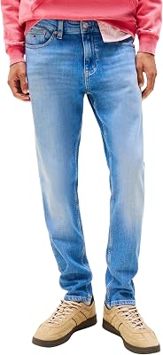 Herren Jeans Hose Austin Slim Tapered Fit, Blau (Denim Medium), 30W/34L