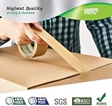Sticky Sticky Packing Tape 6 Rolls 48mm x 60m Brown Parcel Tape view 3