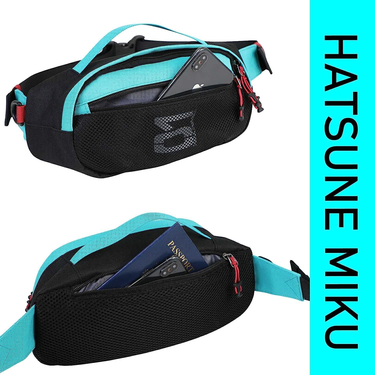 FIREFIRST Crossbody Shoulder Messenger Bag for Hatsune Miku for Men Women
