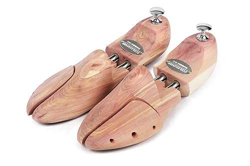 Schlesinger – TESTSIEGER 1 Paar Premium Herren Schuhspanner aus edlem Zedernholz für eine optimale Schuhpflege. Modell Kaiser