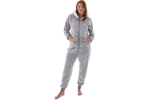 The Big Softy - Adult Onesie Pajamas for Women, Teddy Fleece Womens Onesie Pajamas, Fuzzy Pajama Onesies for Women, Teens PJs