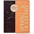 Spring & Mulberry Dark Chocolate Bars – Healthy Dark Chocolate, Date-Sweetened - Blood Orange 3 Pack