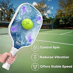 LUZZ Pickleball Paddles Set of 2, T700 Carbon Fiber