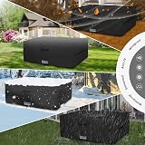 Dokon Garden Furniture Cover 420D Oxford Waterproof 210x110x74cm Cube view 7