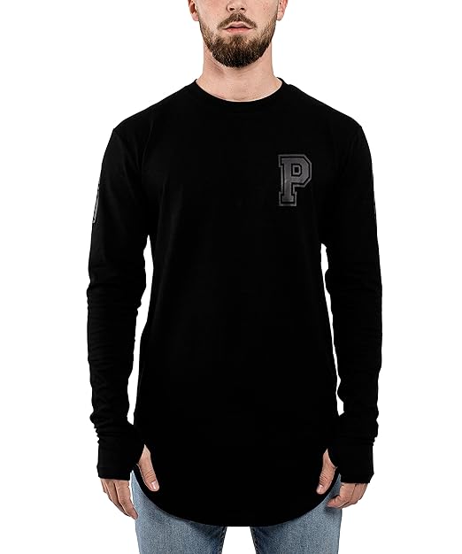 Phoenix Allstar Oversize T-Shirt Herren Longshirt Mit 09 Print Longline Tee Langes Stylisches Shirt - S M L XL