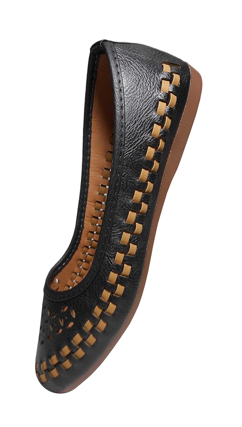 thari choice faux fur women's flat punching belly,(faux fur, pink)