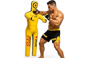STYLSO Un-Filled Grappling Dummy Wrestling Dummy Jiu Jitsu Dummy for BJJ MMA Judo Karate Training Adult Kids and Youth Practice Tackling Dummies