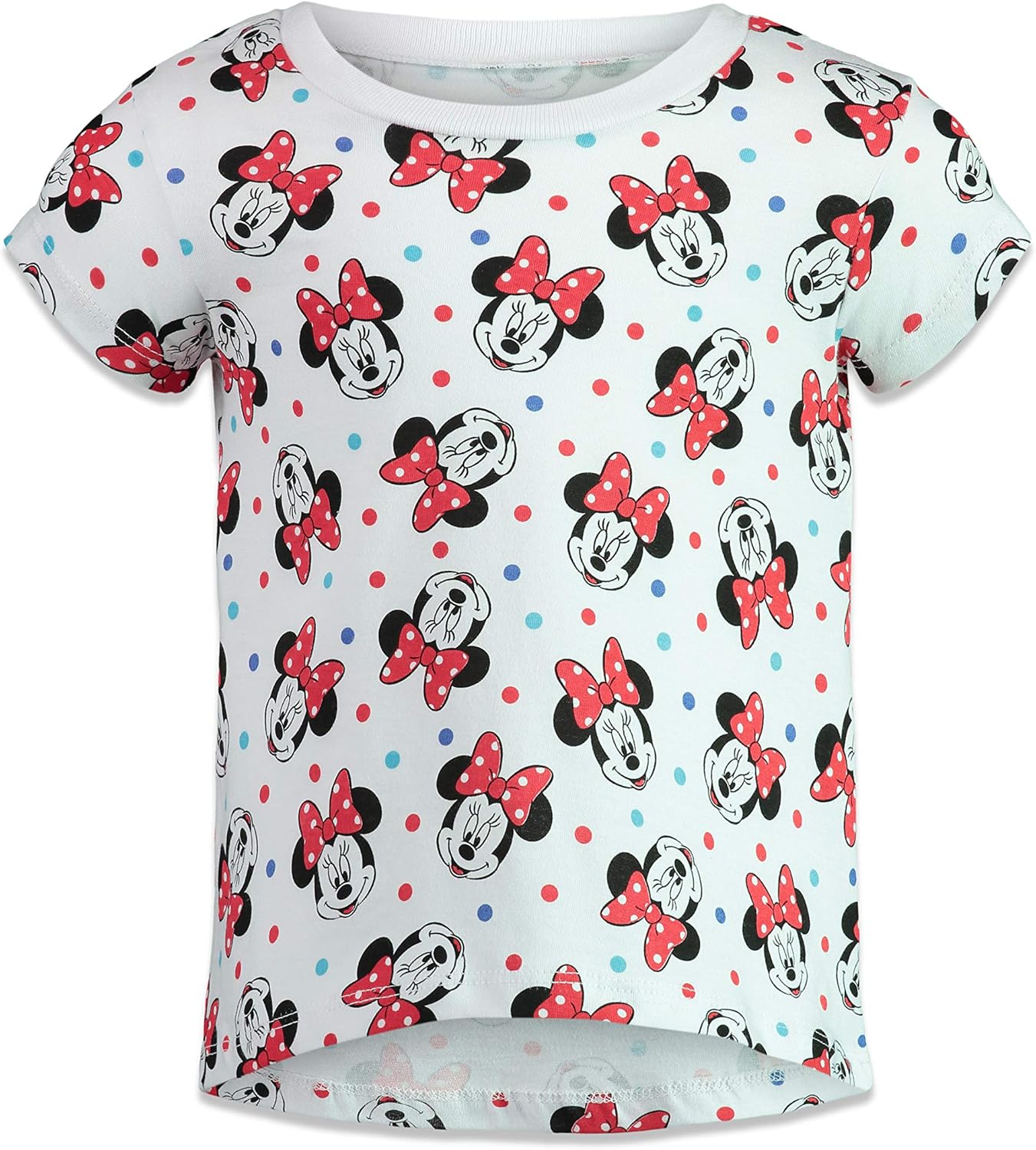 Disney Minnie Mouse 4 Pack Short Sleeve Graphic T-Shirt: Clothing