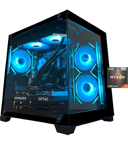 Amazon.com: Gaming Computer Desktop Gaming PC with RTX 4060 8GB 