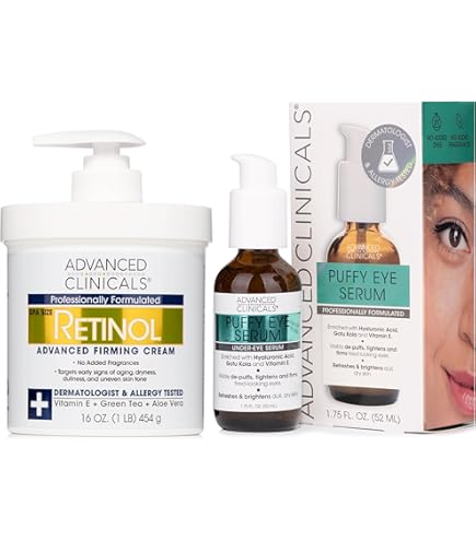 Amazon.com: Advanced Clinicals Retinol Firming Cream + Vitamin C