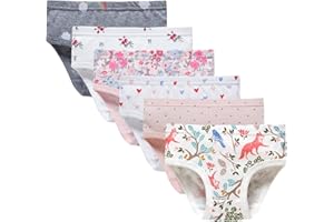 Boboking Soft Cotton Underwear Toddler Girls'Briefs Soft Undies