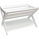 Lipper International Kids' Book Caddy with Shelf, White