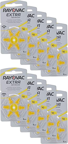 48 Batterie Per Apparecchi Acustici Rayovac Extra Advanced 10. 6 Blister Da 8 Pile - Foto 9
