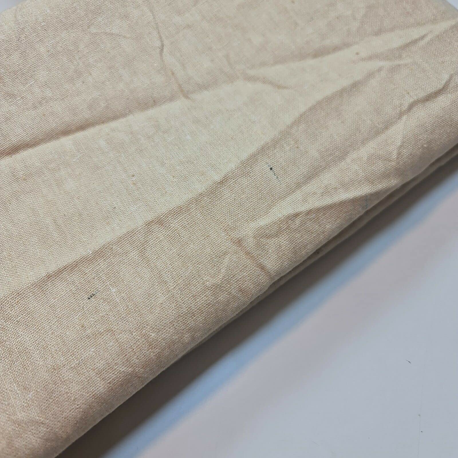 100% Cotton Calico Fabric – Medium Weight | 58" (150cm) Wide | Natural, Bleached & Dyed Options for Crafting, Dressmaking & Sewing | 1 Meter Pre-Cut (Cream)