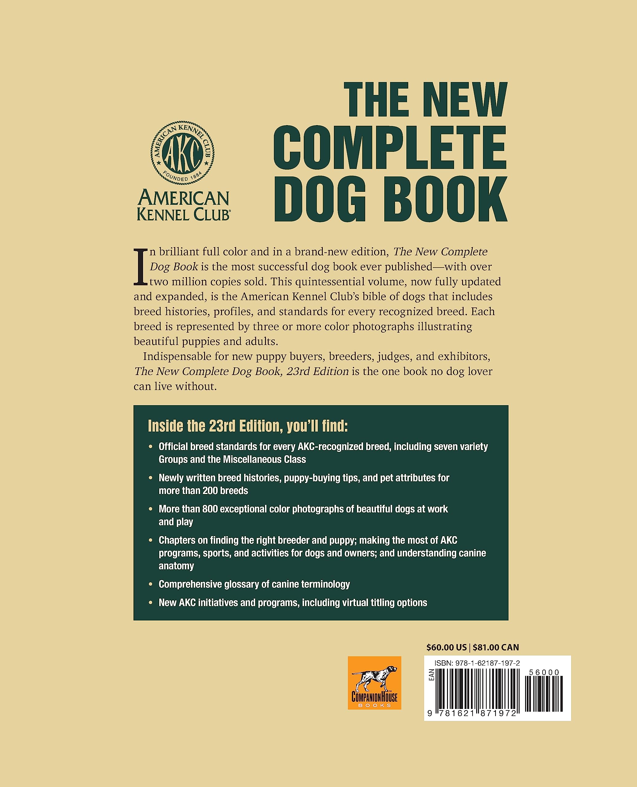 Mua The New Complete Dog Book, 23rd Edition: Official Breed Standards ...