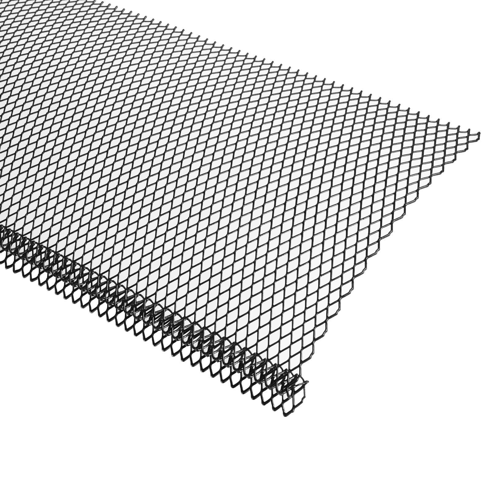Photo 1 of SDSNTE Lock-in Gutter Guard - 6” x 120 ft Durable Coated Steel Leaf Gutter Guards Micro Mesh Gutter Screens Gutter Protection Covers Fit K Style Gutter, Black, Pack of 40