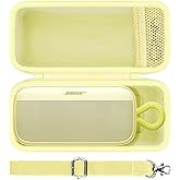 for Bose SoundLink Plus Portable Speaker Hard Protective Case, Portable Travel Case with Shoulder Strap (Citrus Yellow Case) - co2CREA
