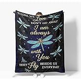 Dragonfly Throw Blanket Soft Warm Cozy Dragonflies Blankets Fuzzy Plush Fleece Dragonfly Blanket Gifts for Couch Bed Sofa Home Decor 40''X50''
