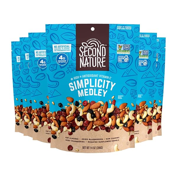 SECOND NATURE SIMPLICITY MEDLEY TRAIL MIX, KOSHER, GLUTEN...