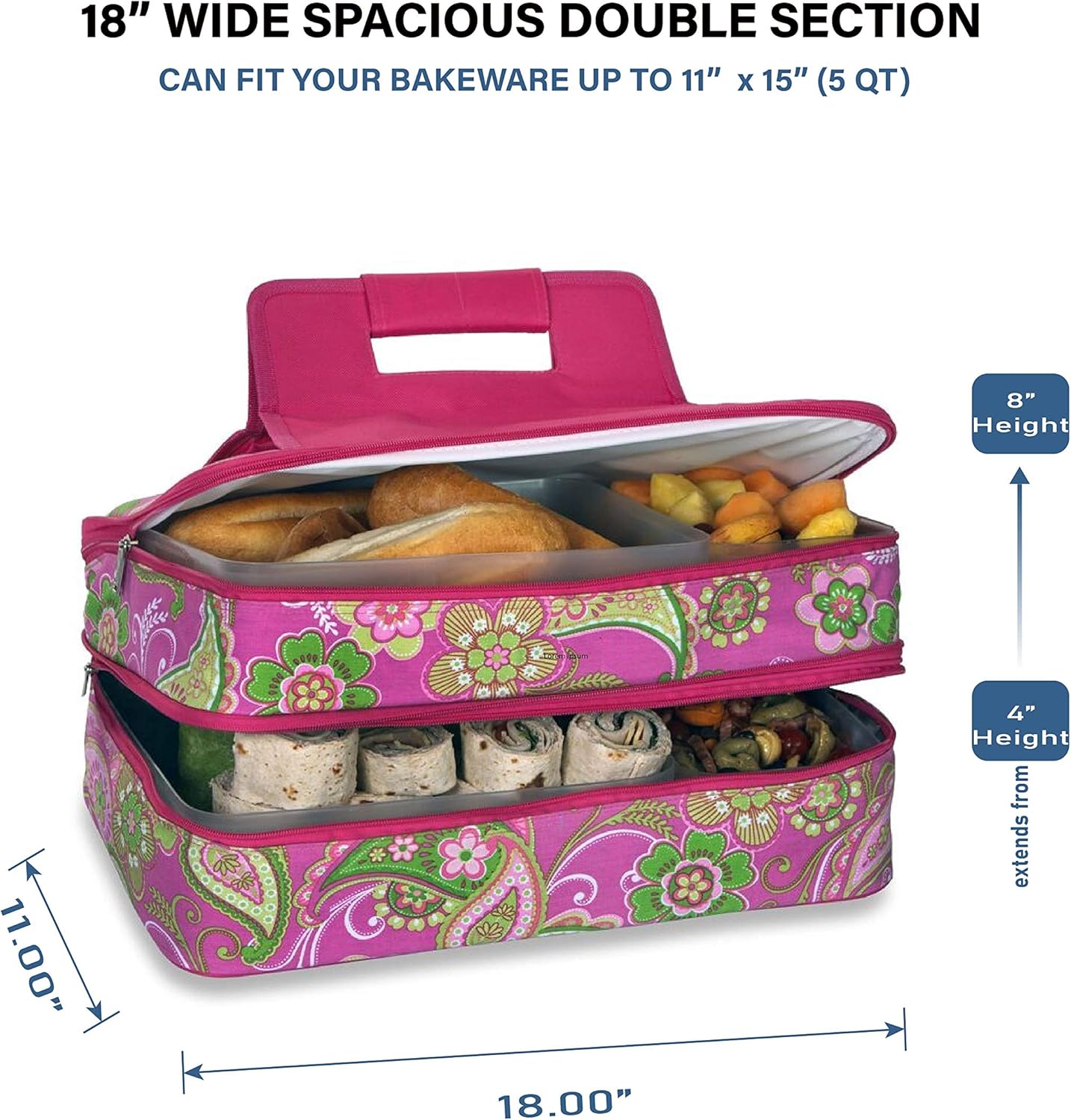 insulated hot food carrier