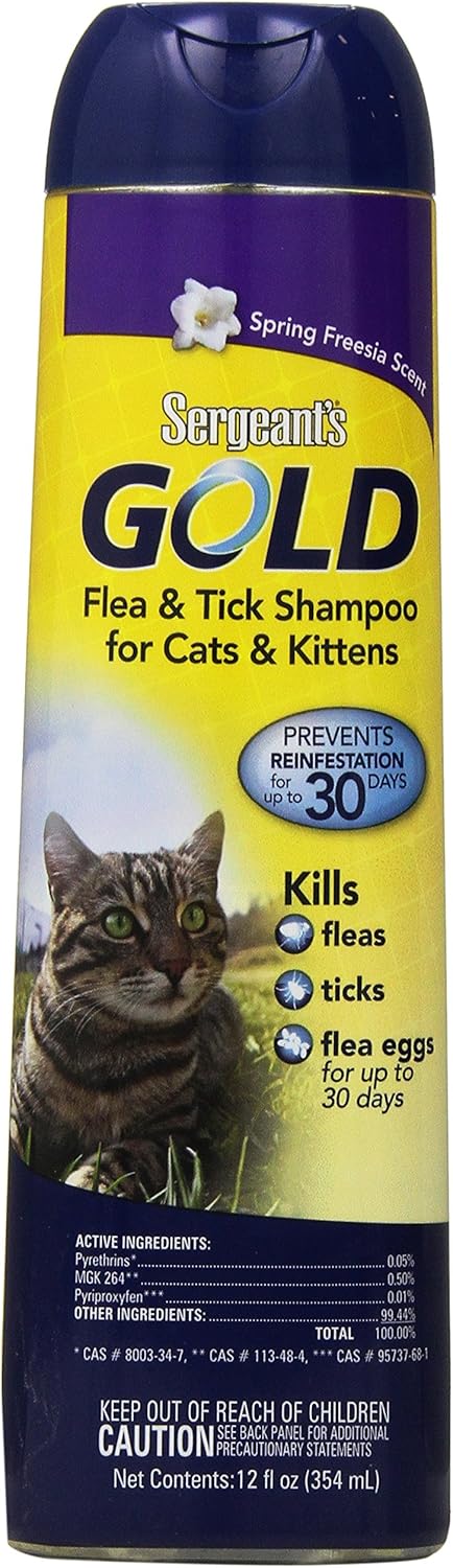 sergeants cat shampoo