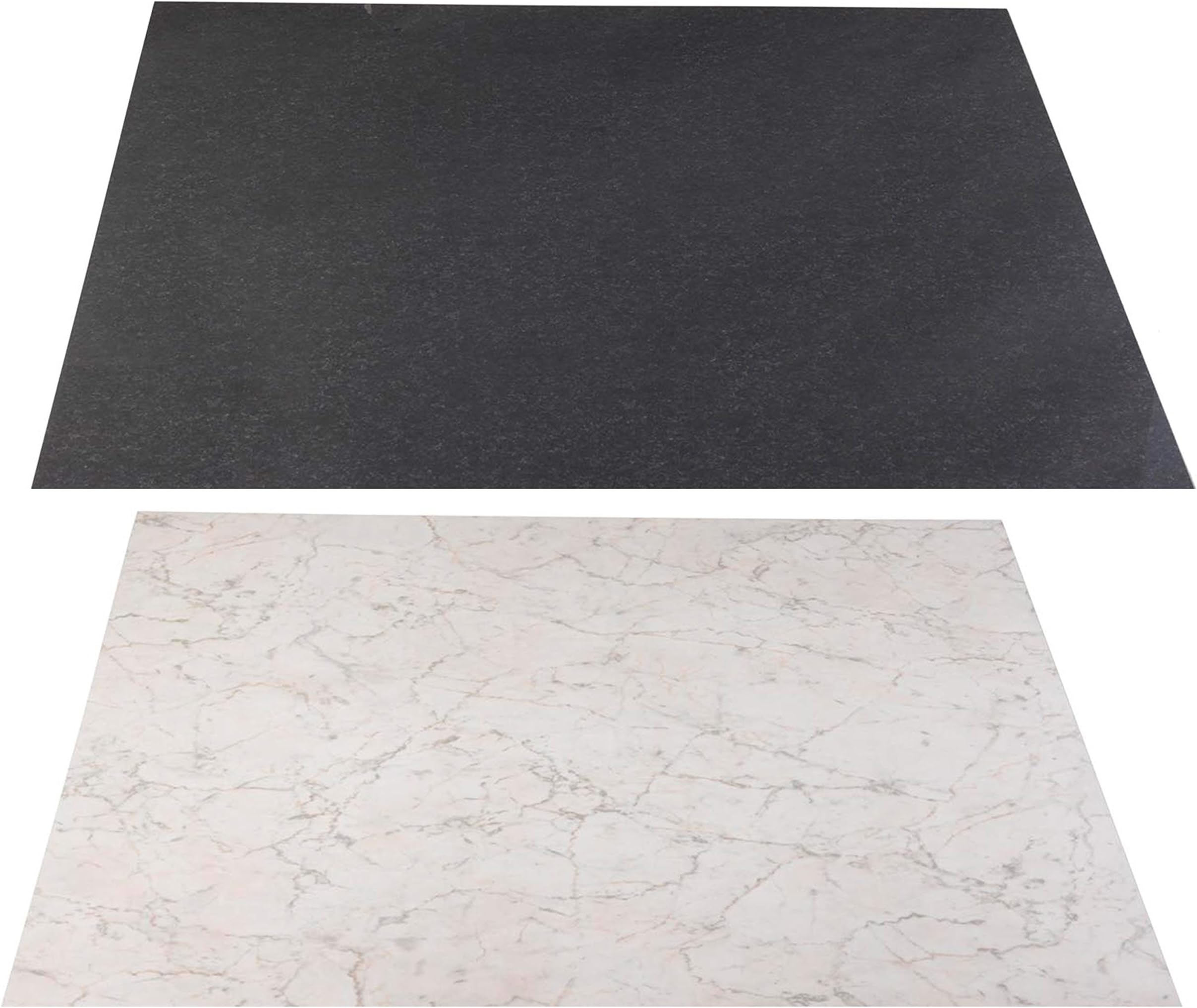 Beldray Reversible Laminate Fireplace Hearth Insert & Back Panel,Slate/Alabaster
