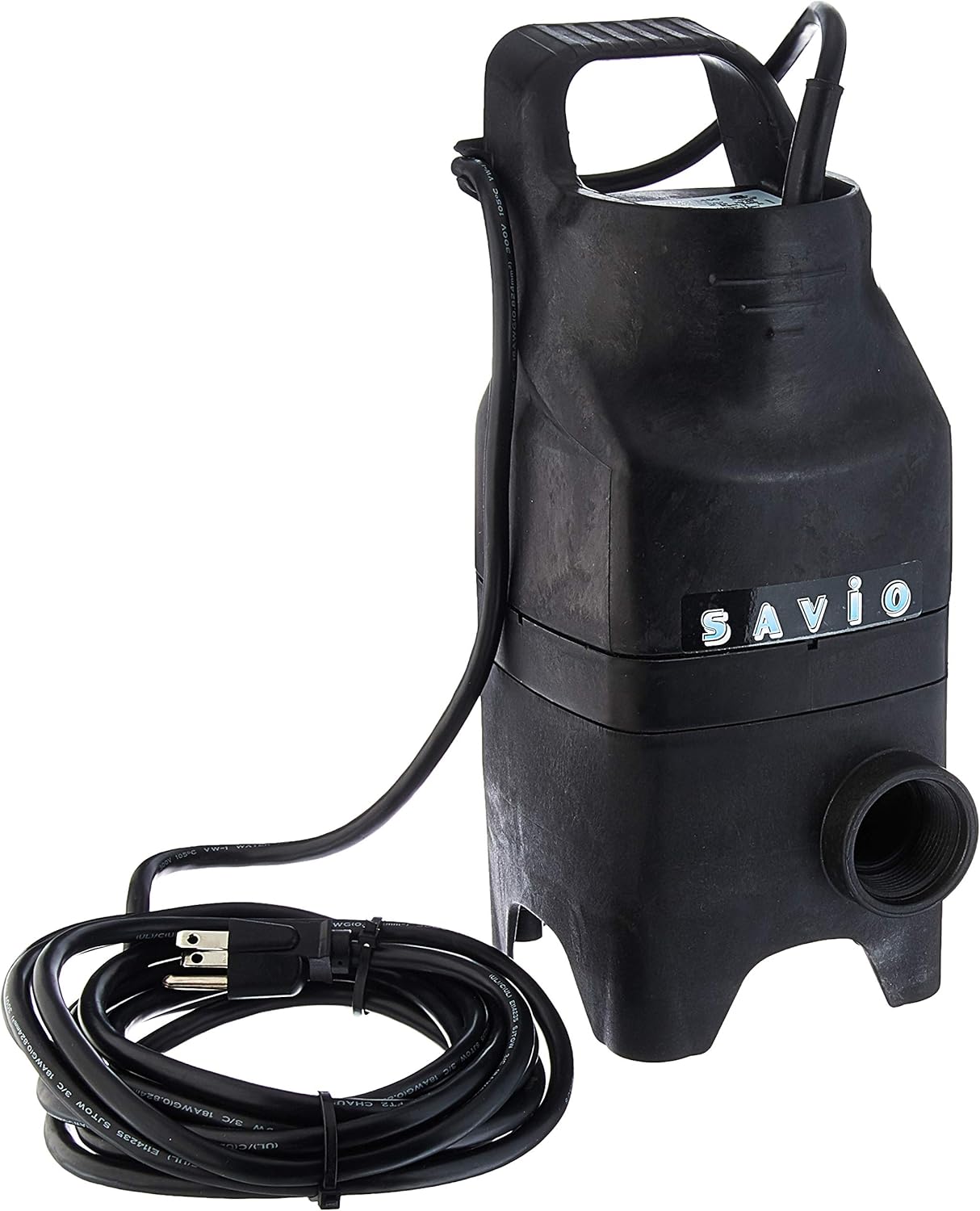 Savio Engineering WMS2050 Water Master Solids Handling Pump 2, 050 GPH, Black : Garden & Outdoor