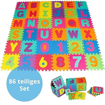 Panorama24 Puzzlematte für Babys und Kinder, Spielteppich Spielmatte Lernteppich Kinderspielteppich Schaumstoffmatte Matte bu