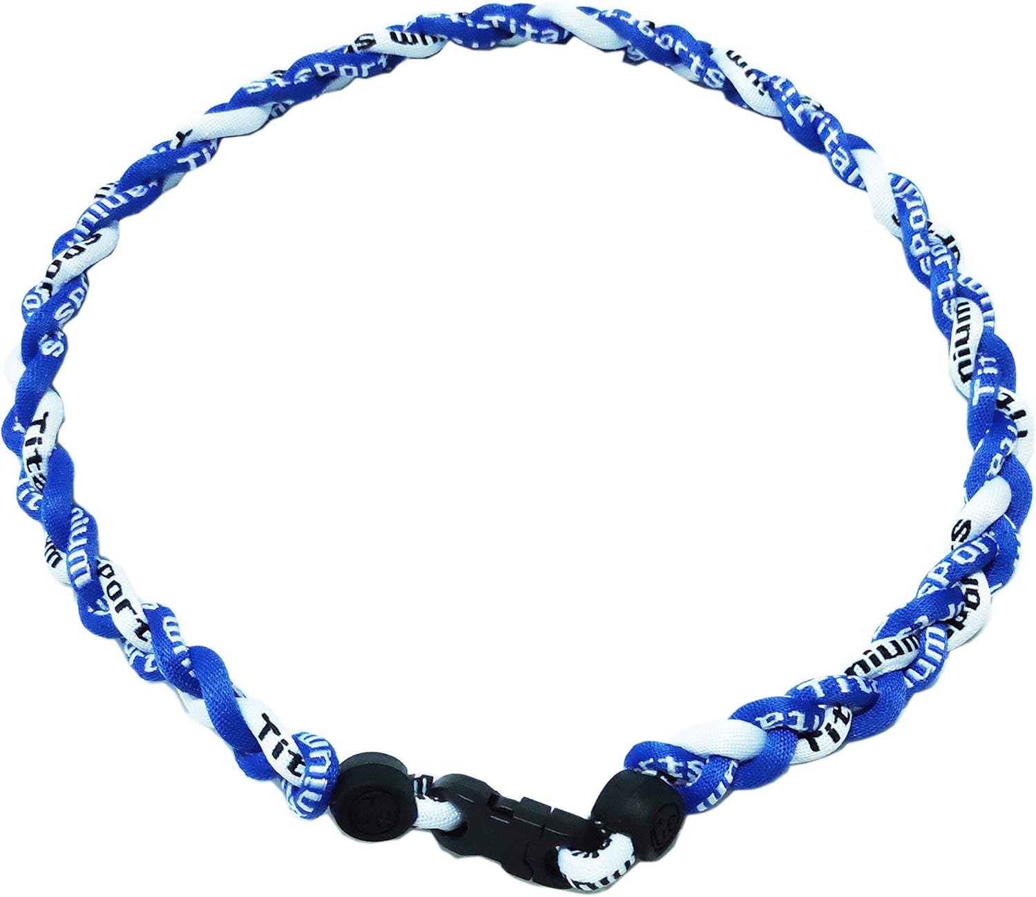 OOIN Package of 12 Baseball Titanium Necklaces for Boys Tornado Braided