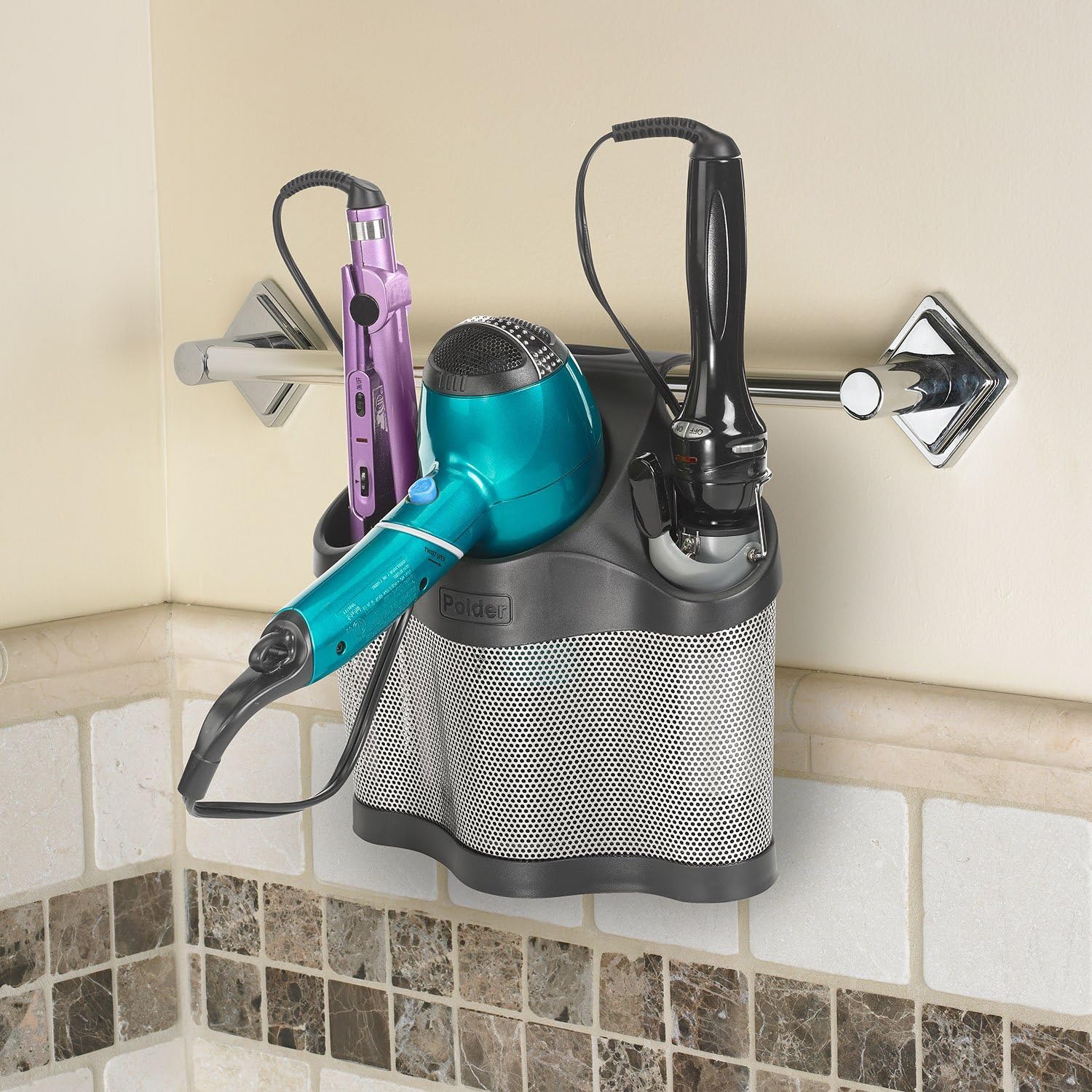 Polder Style Station - Black: Home & Kitchen