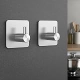 The Bog Standard 2 Pack Stainless Steel Self-Adhesive Hooks view 2